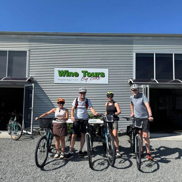 Bike hire for wine tastings & tours Marlborough self guided biking wine tour